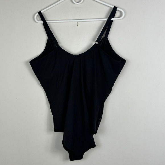 Knix Black Mesh Bodysuit Womens Size‎ XXXXL Ashley Graham NEW Canada Sheer Bra - Picture 15 of 15